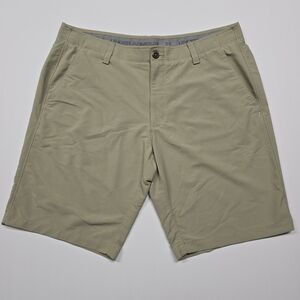 Men's Under Armour Khaki HeatGear Golf Shorts Size 38
